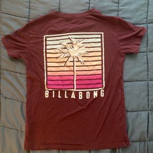 Burgundy tee